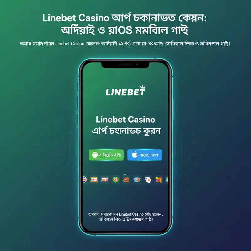 Linebet Casino মোবাইল অ্যাপ ডাউনলোড ব্যানার